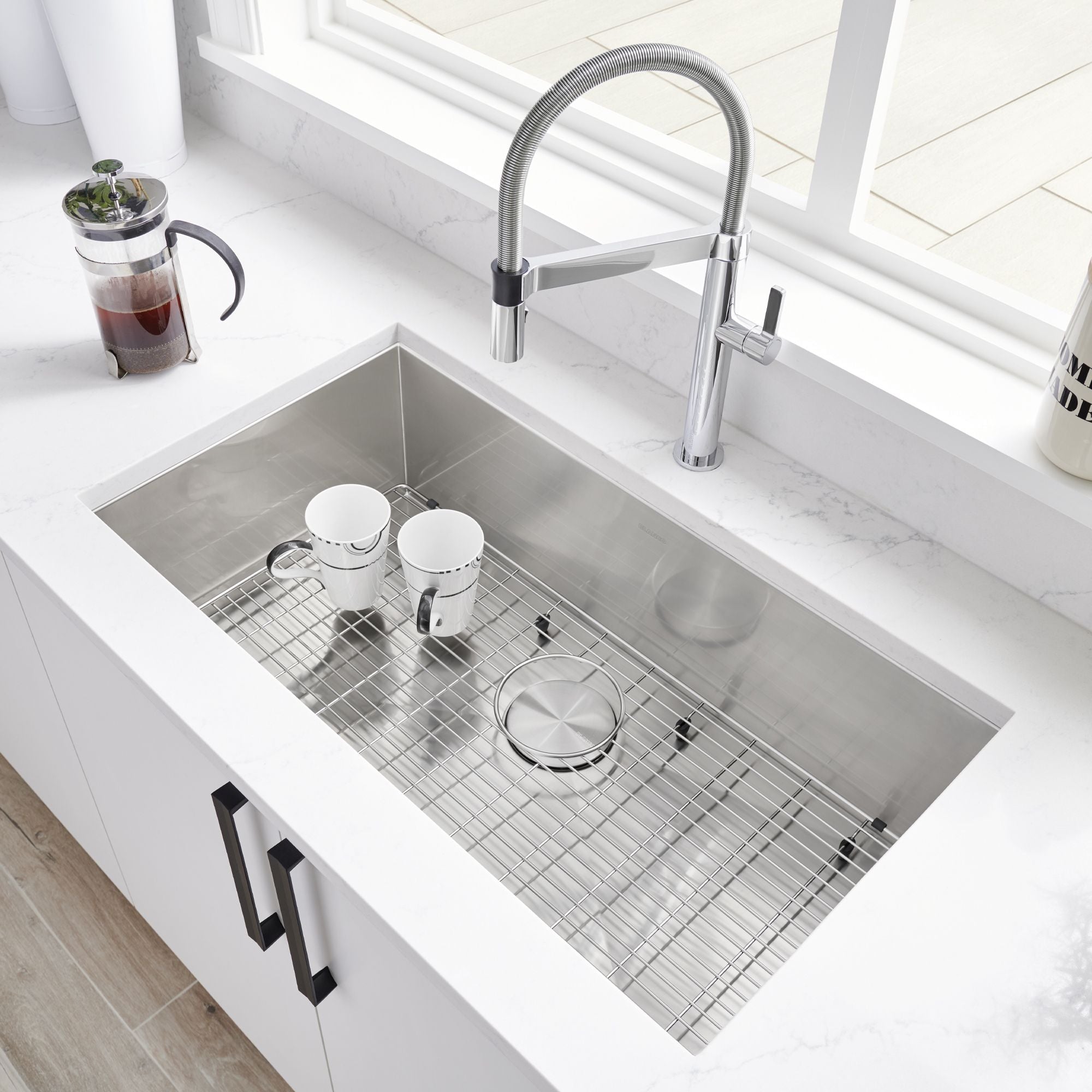 stainless steel sink grid