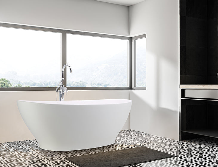 white bathtub