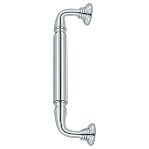 polished chrome door pull