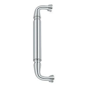 polished chrome door pull