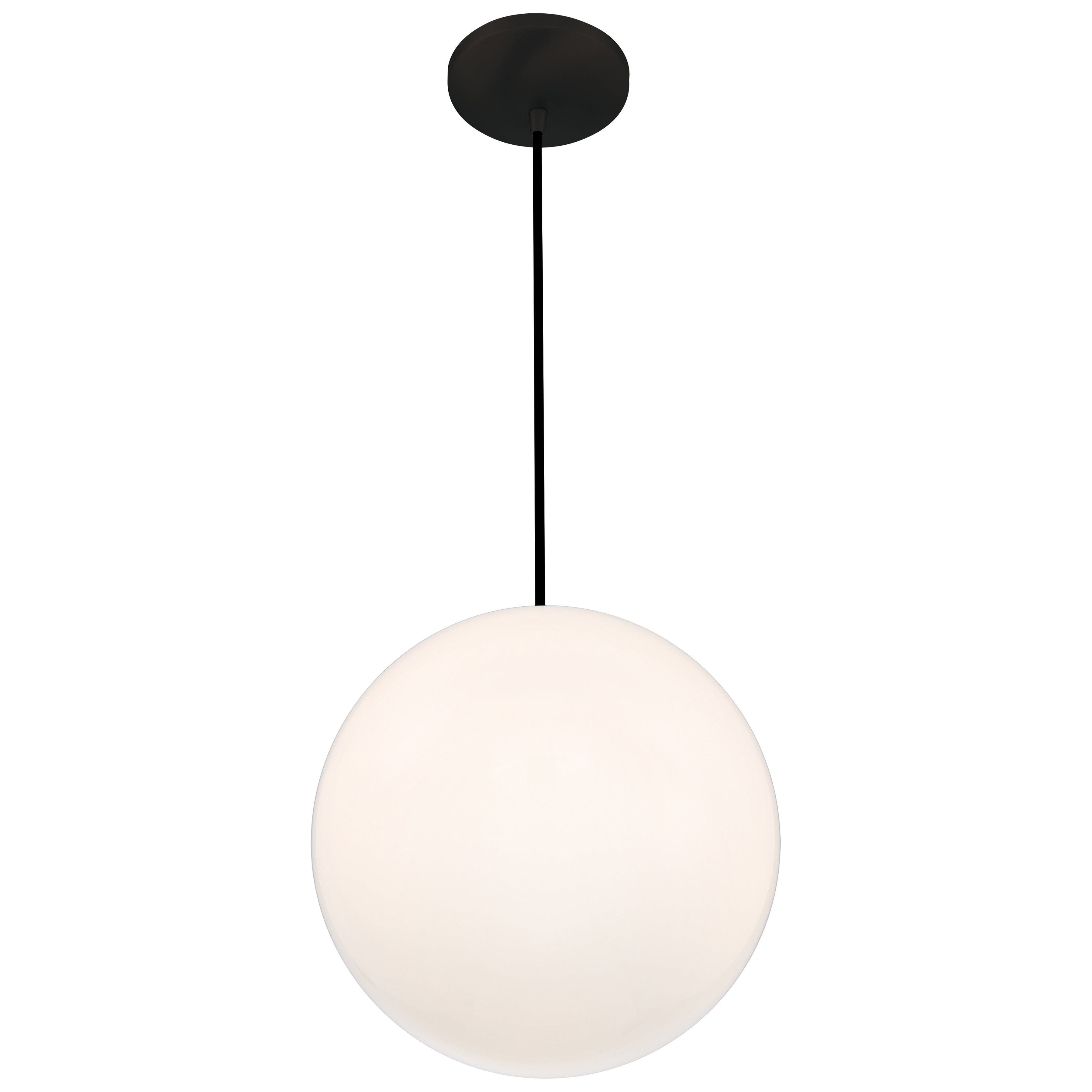 matte black pendant
