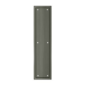 Deltana 3 1/2" x 15" Framed Push Plate