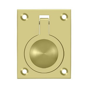 Deltana 2-1/2" x 1-7/8" Flush Ring Pull