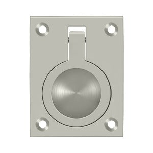 Deltana 2-1/2" x 1-7/8" Flush Ring Pull