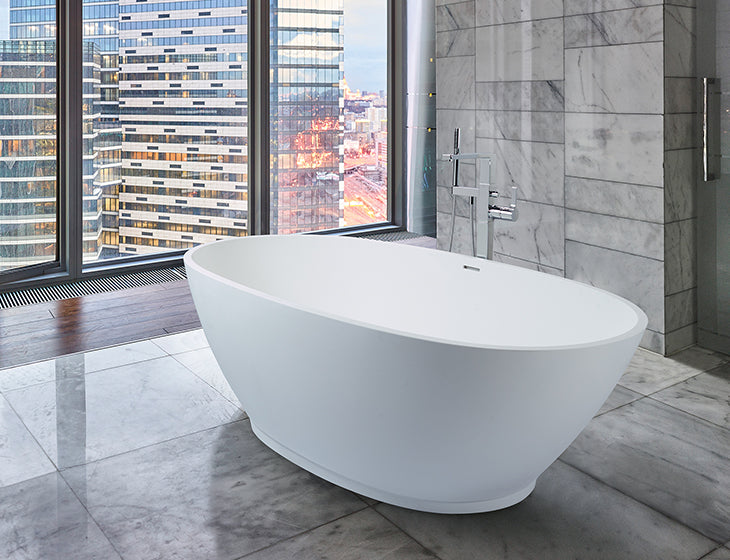 white bathtub