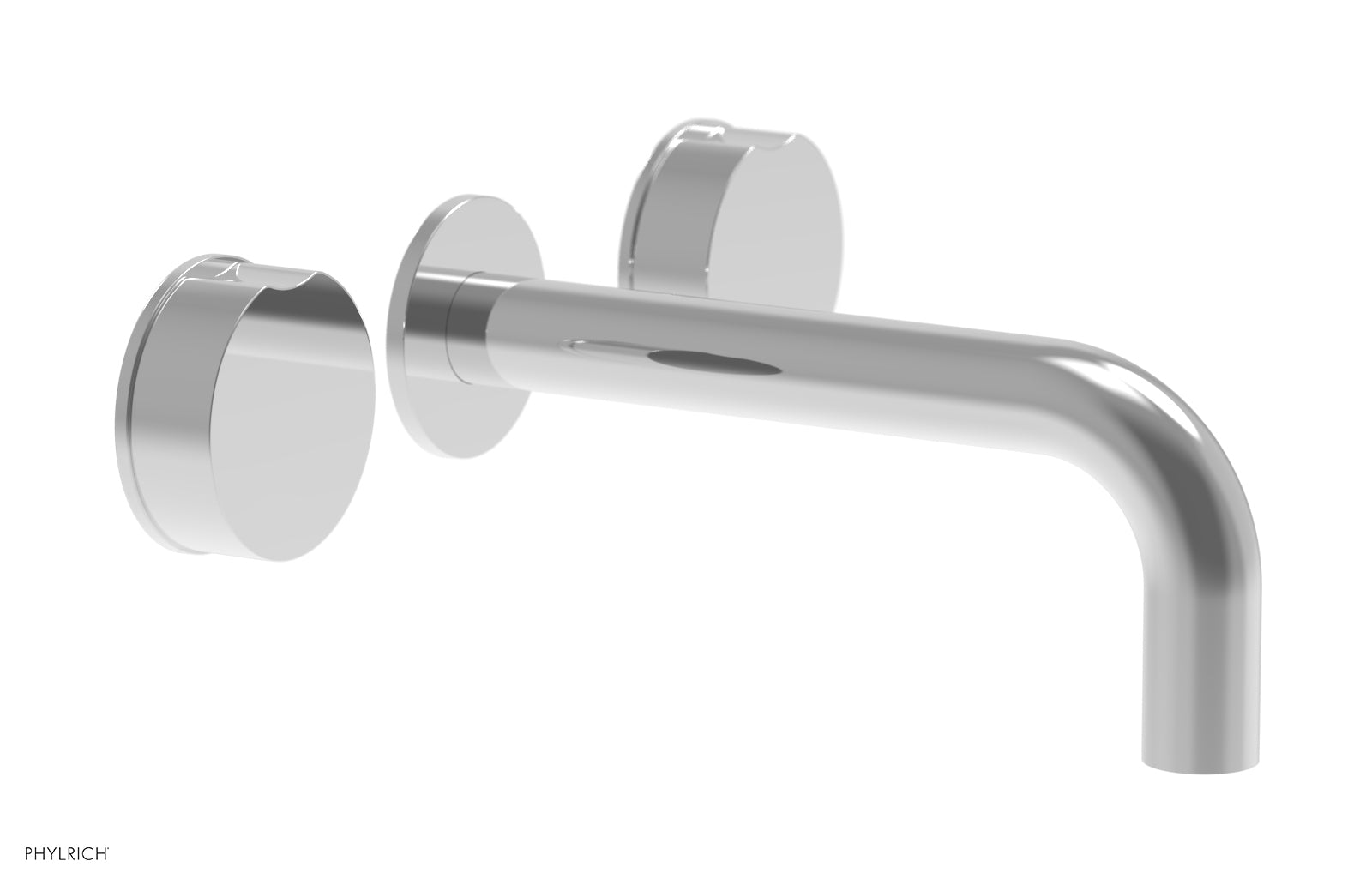 polished chrome lavatory set