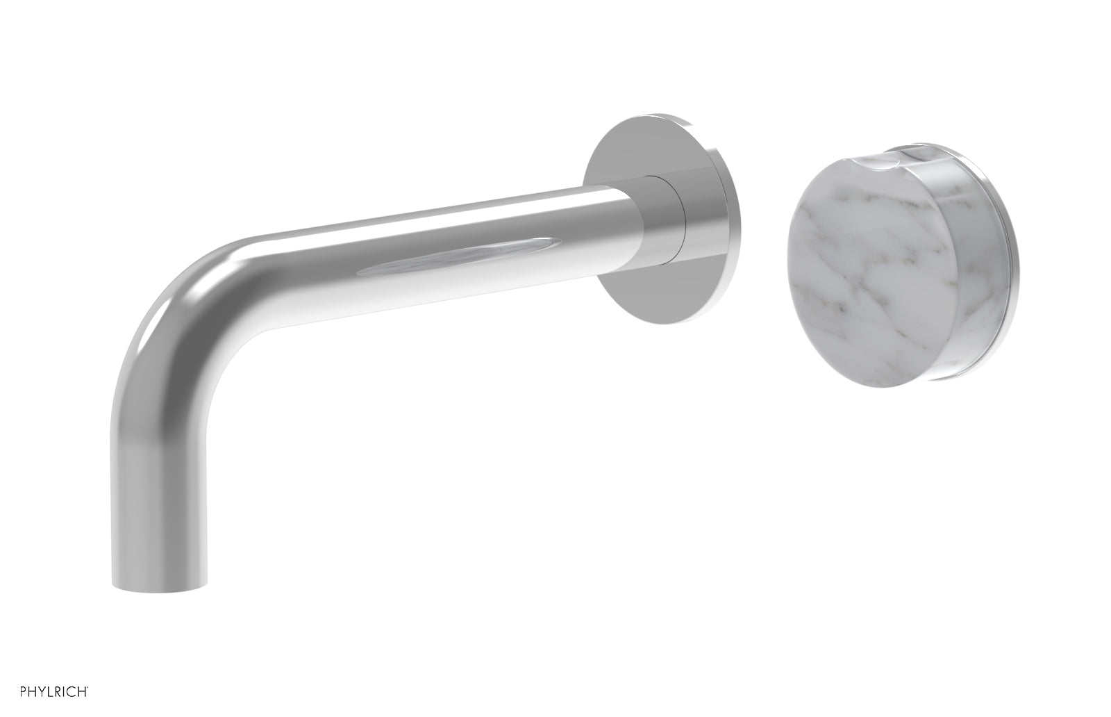 polished chrome lavatory set