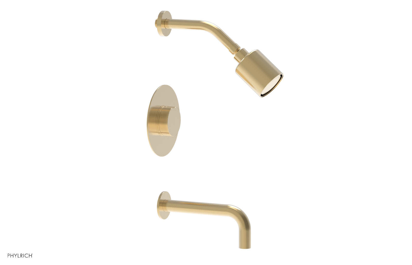 Phylrich CIRC Pressure Balance Tub and Shower Set - Round Handle