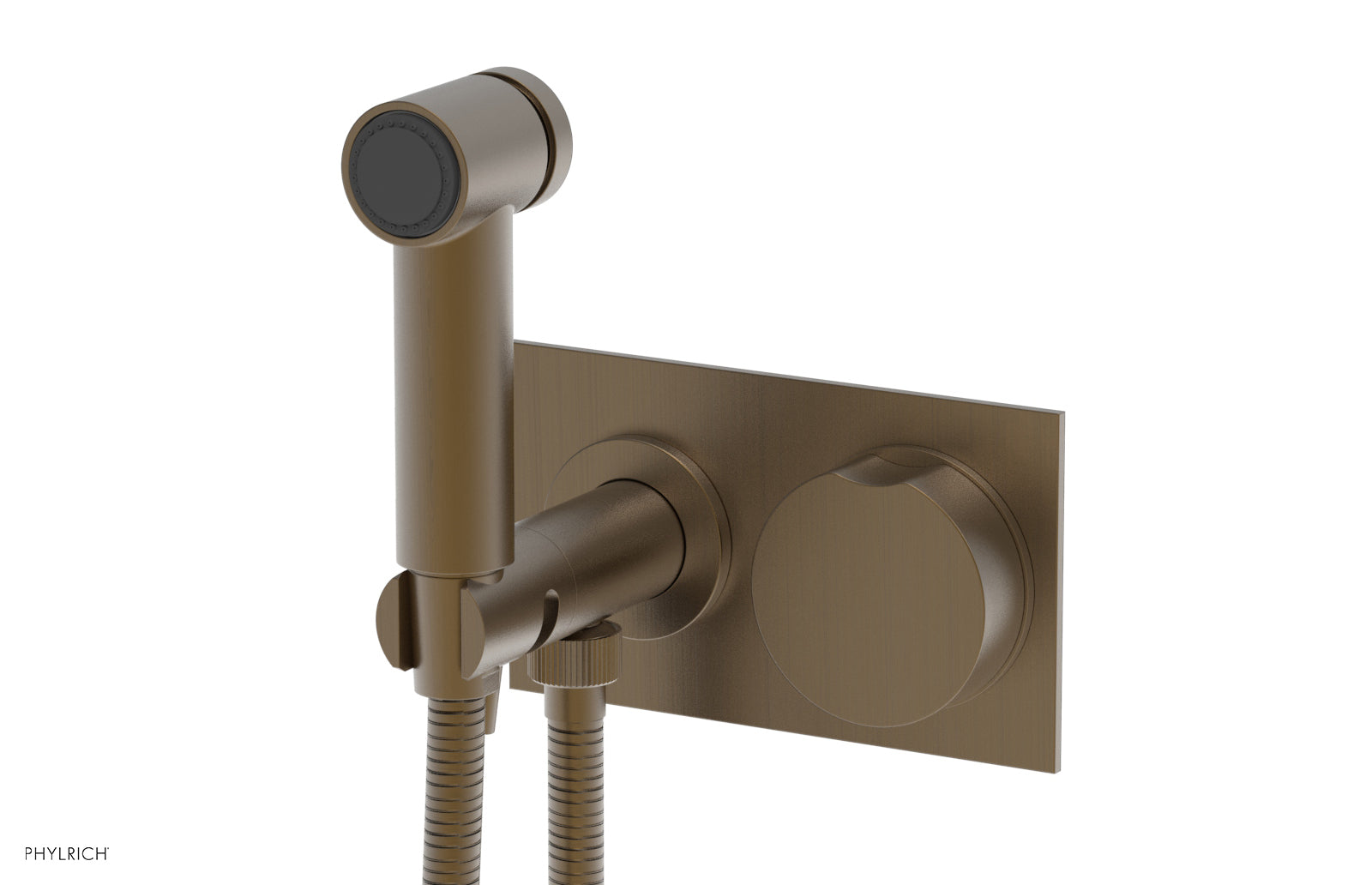 Phylrich CIRC Wall Mounted Bidet, Round Handle