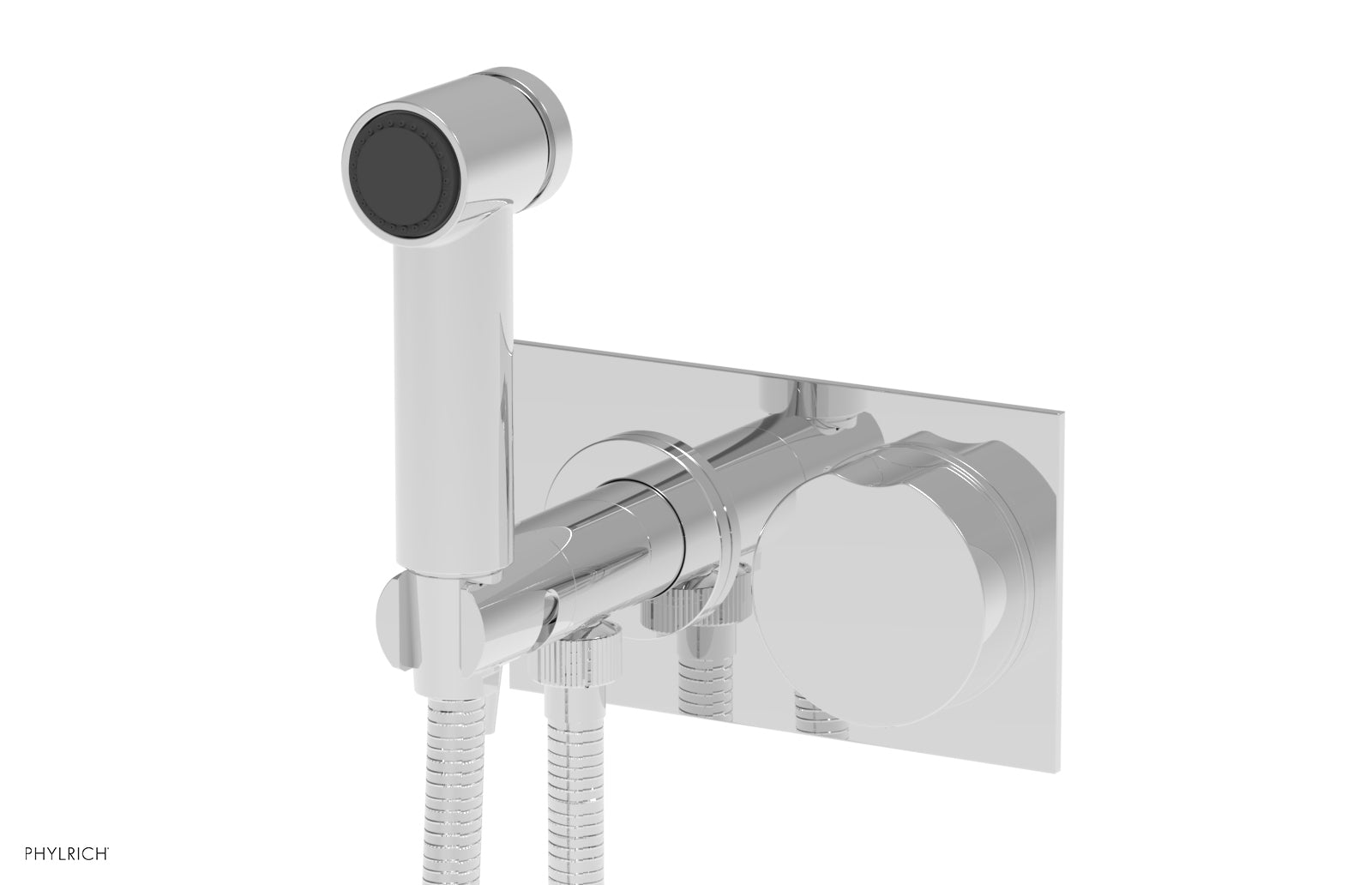 polished chrome bidet