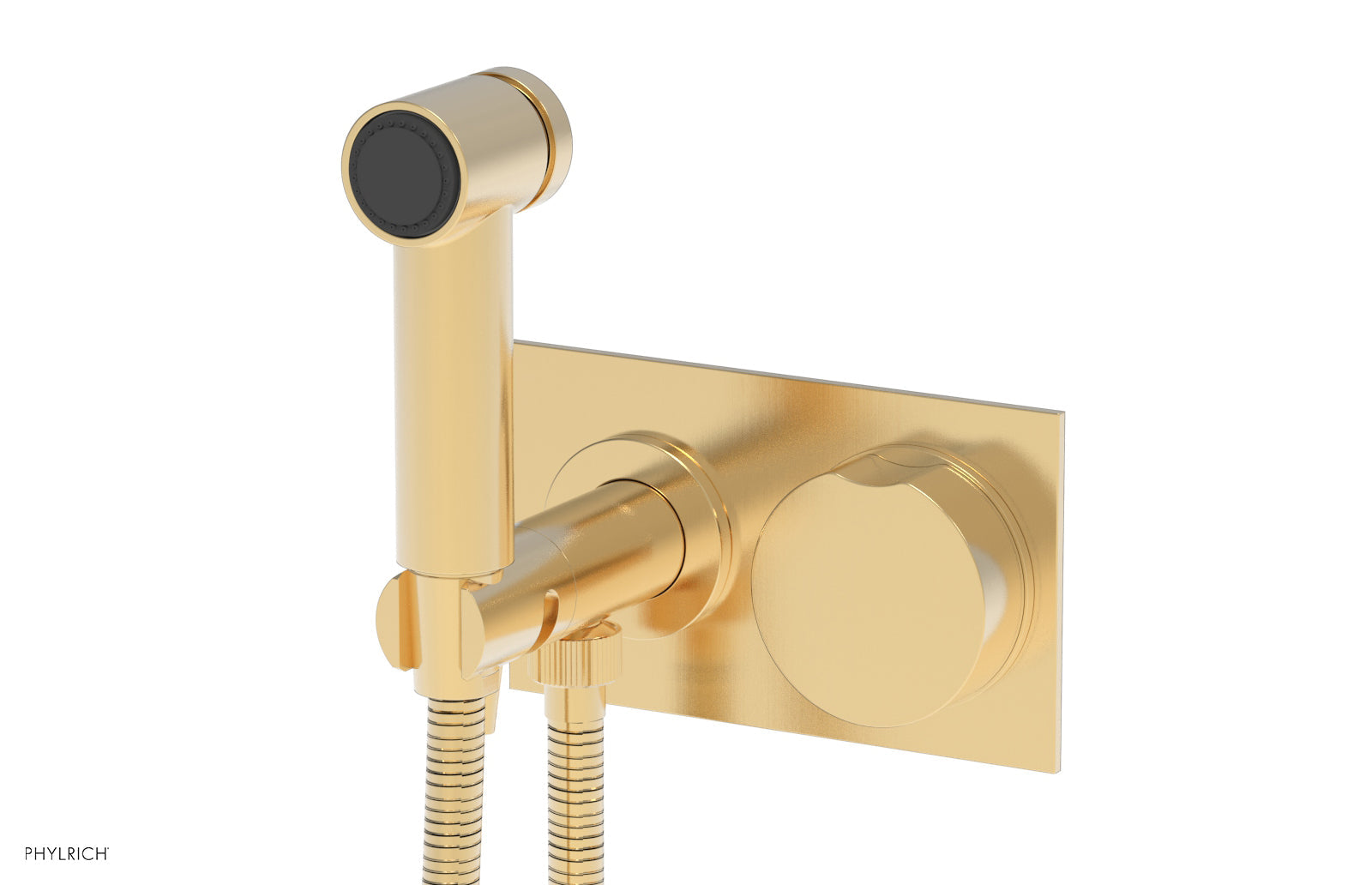Phylrich CIRC Wall Mounted Bidet, Round Handle