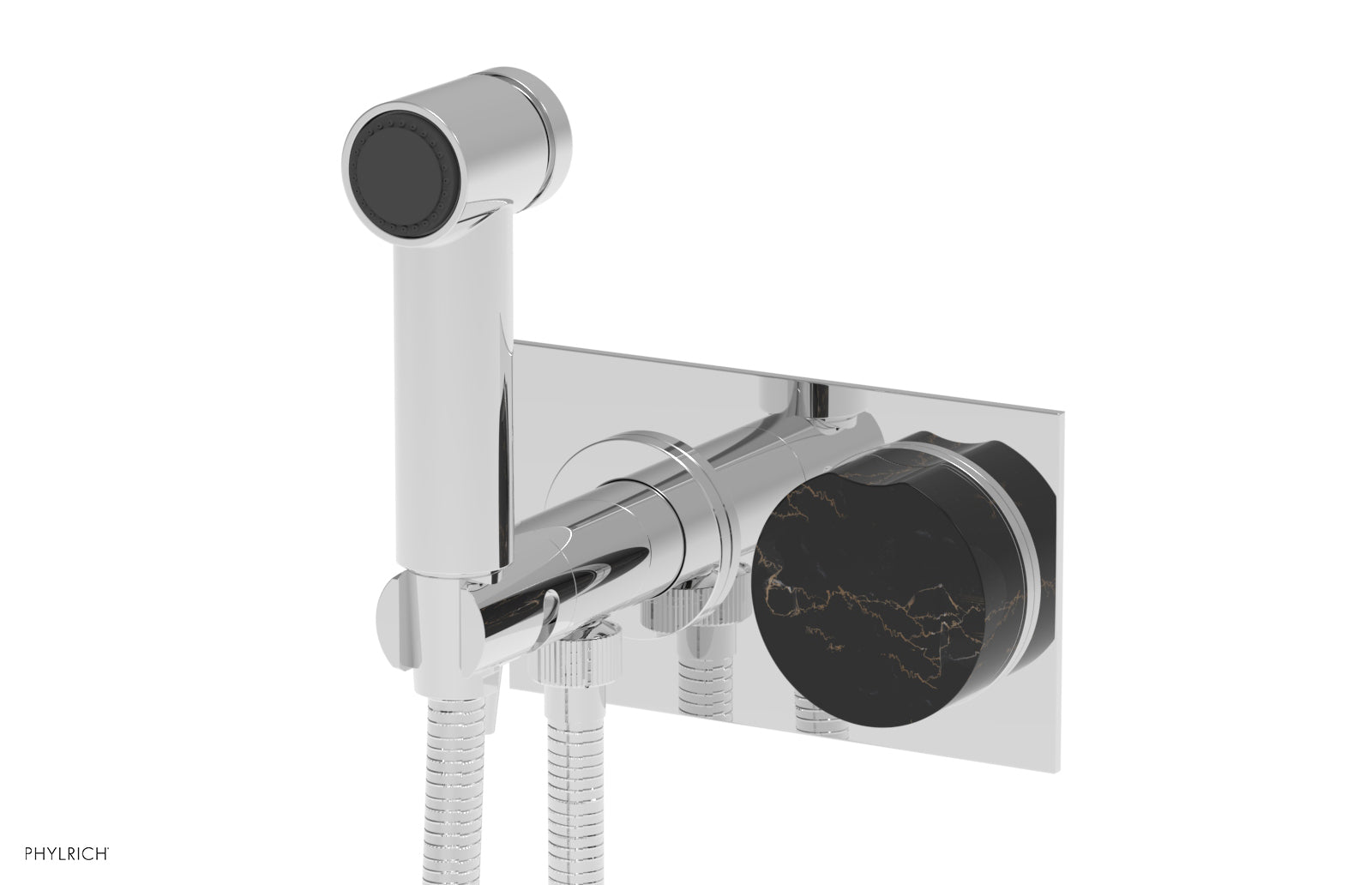polished chrome bidet