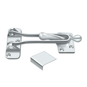 polished chrome door guard