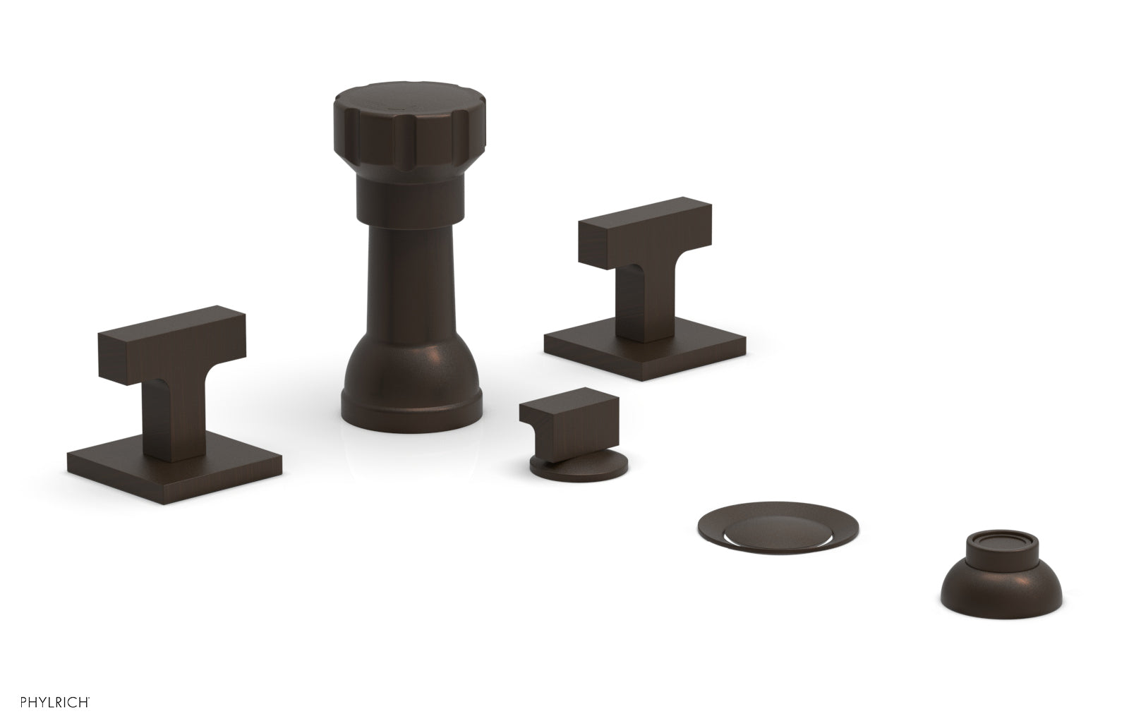 Phylrich CROI Four Hole Bidet Set - Lever Handles