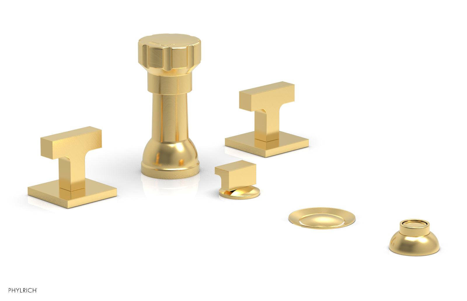 Phylrich CROI Four Hole Bidet Set - Lever Handles