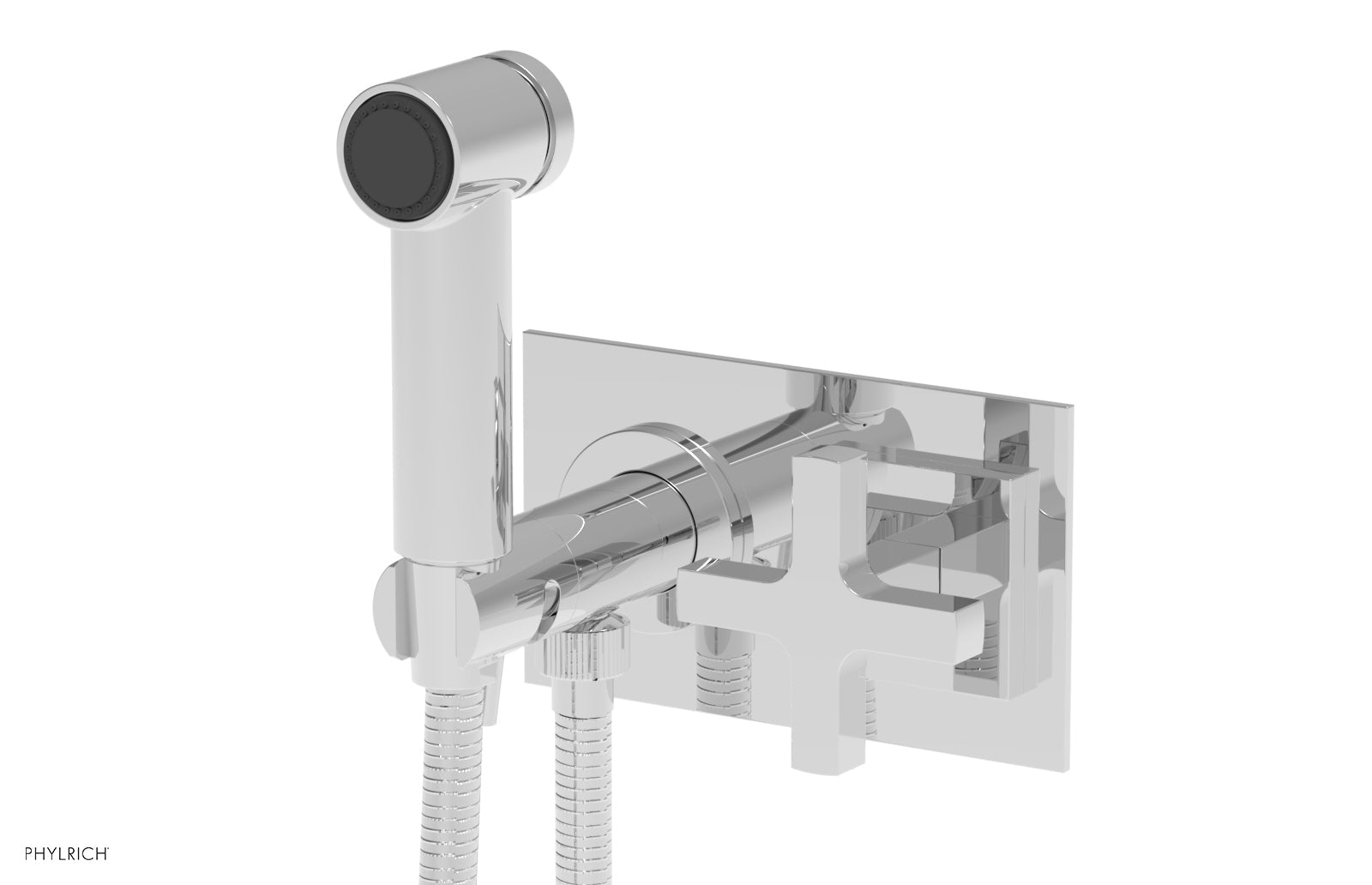 polished chrome bidet