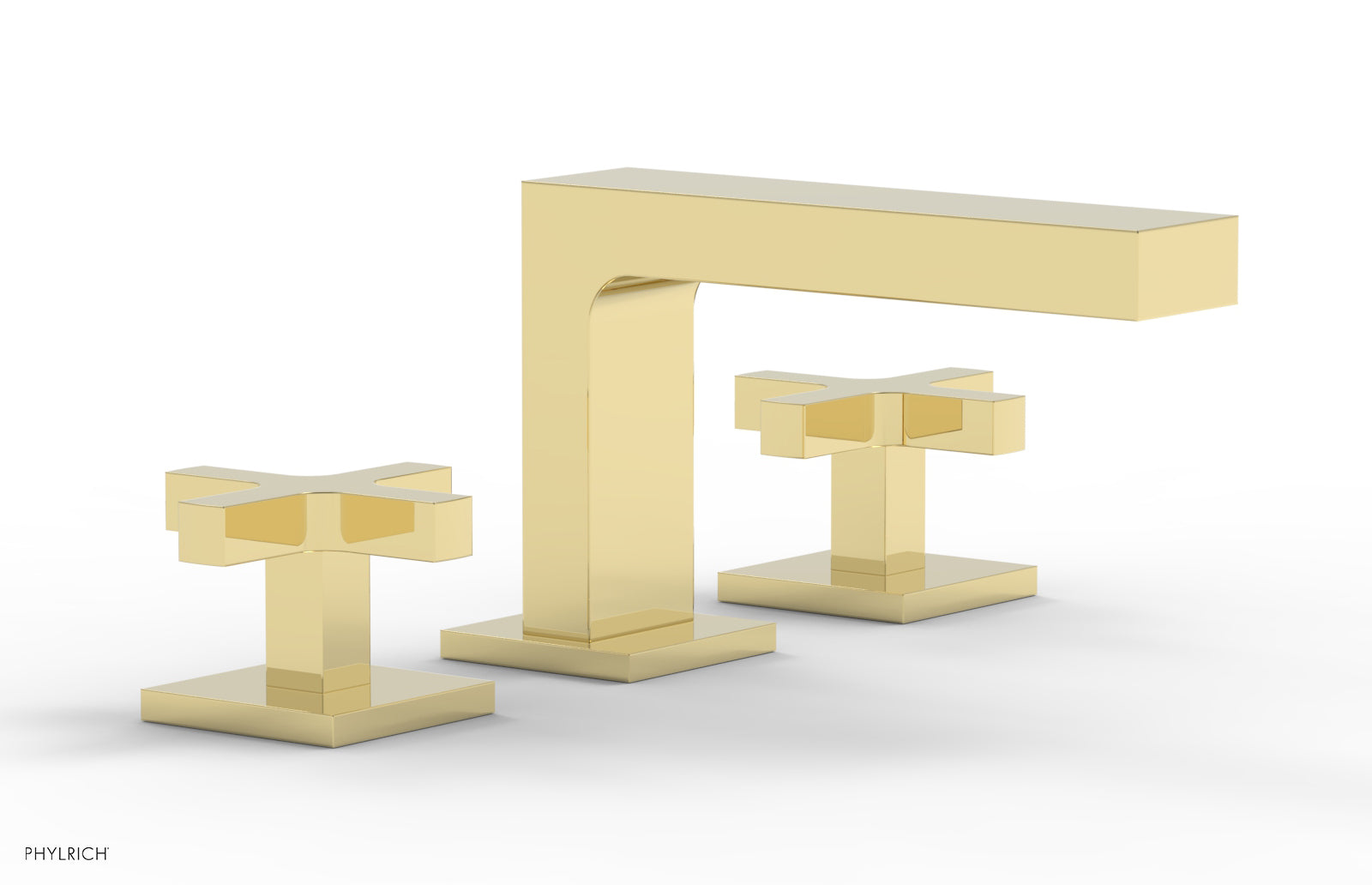 Phylrich CROI Widespread Faucet - Low Spout Cross Handles