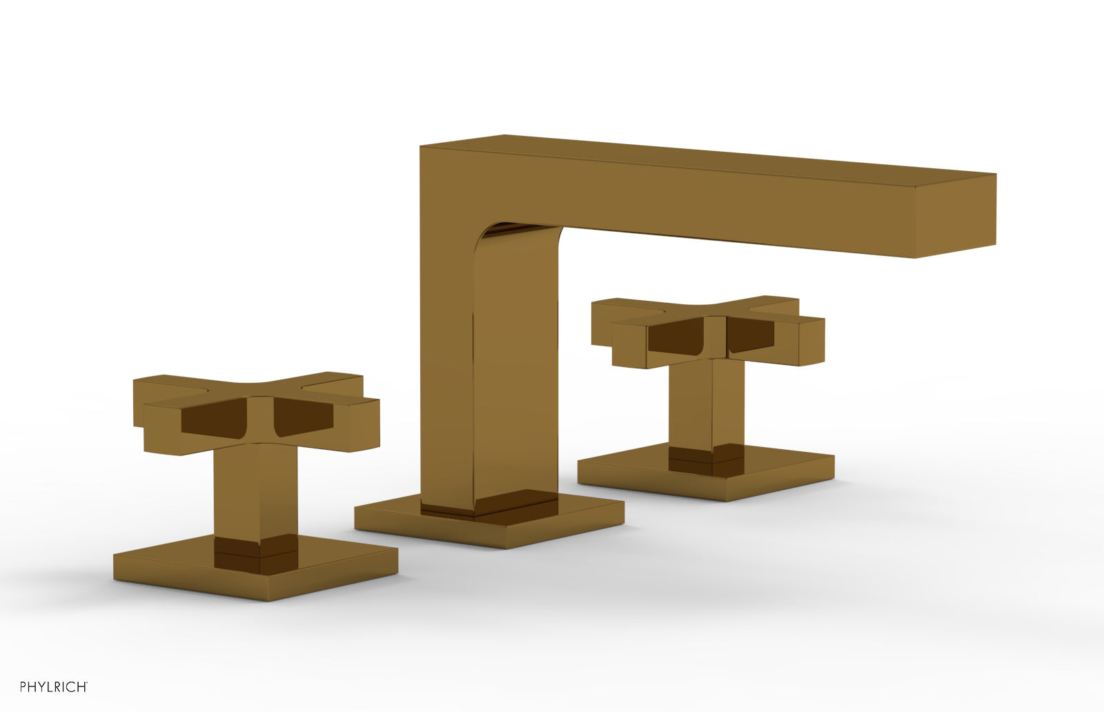 Phylrich CROI Widespread Faucet - Low Spout Cross Handles