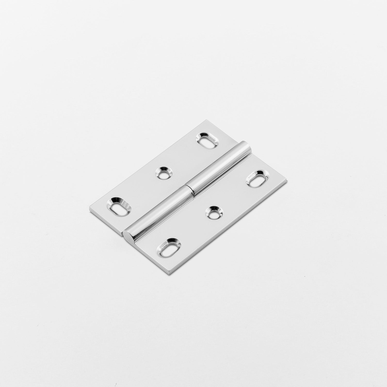 polished chrome hinge