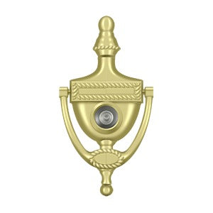 Deltana Victorian Rope Door Knocker and Viewer