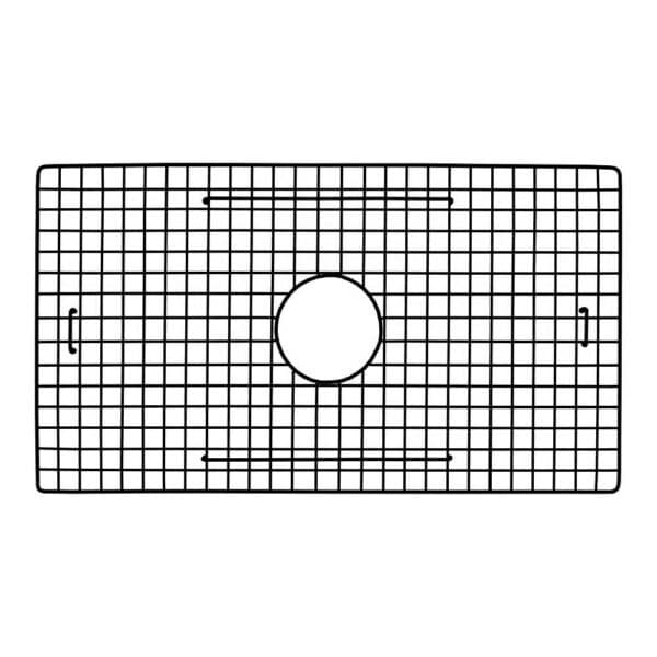 matte black bottom grid