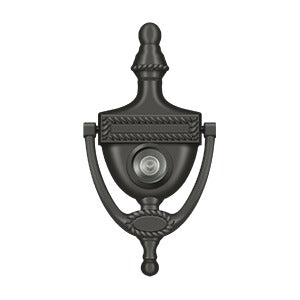 Deltana Victorian Rope Door Knocker and Viewer