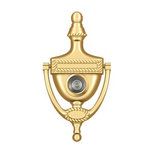 Deltana Victorian Rope Door Knocker and Viewer