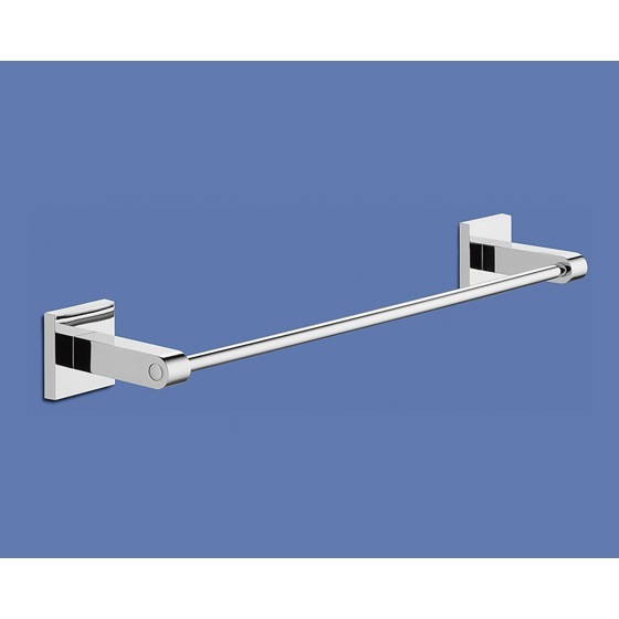 polished chrome towel bar