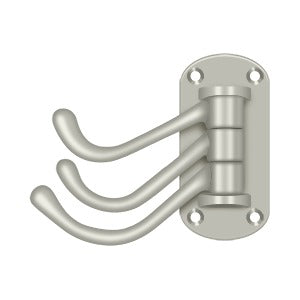 Deltana Triple Swivel Hook, Heavy Duty, 4" Projection