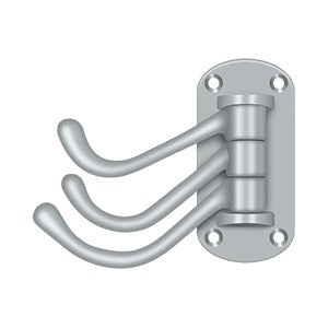Deltana Triple Swivel Hook, Heavy Duty, 4" Projection