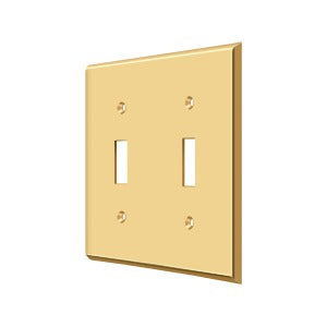 Deltana Switch Plate, Double Standard
