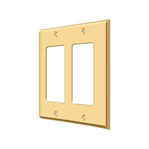 Deltana Switch Plate, Double Rocker