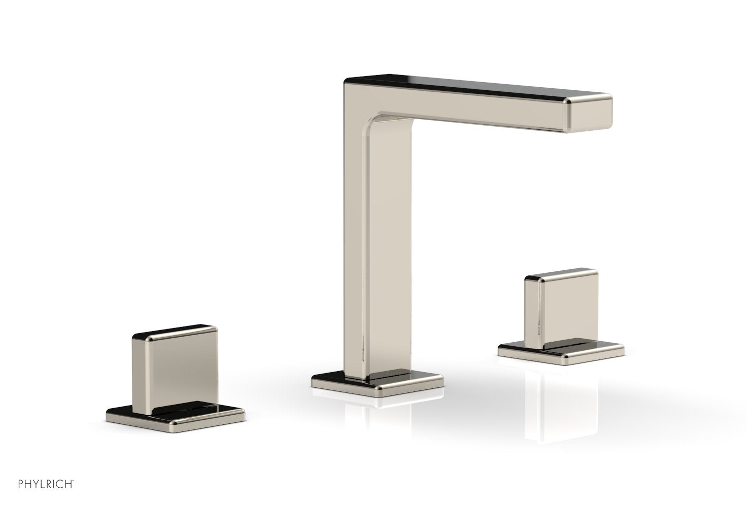 Phylrich MIX Widespread Faucet - Blade Handle 6-3/4" Height