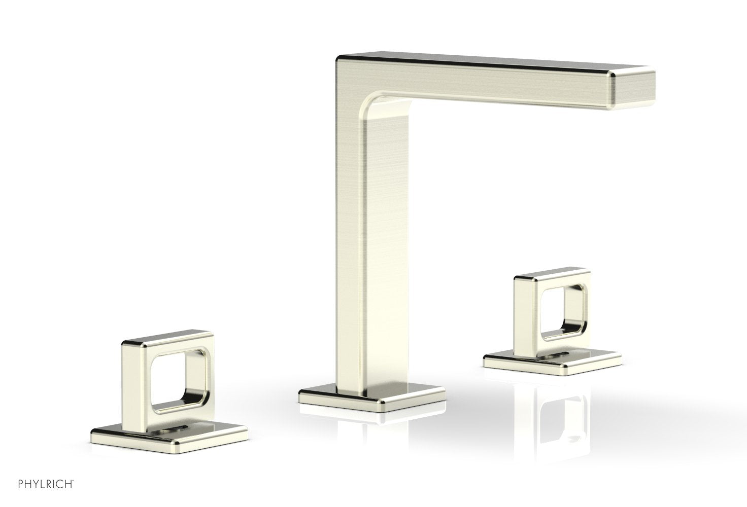 Phylrich MIX Widespread Faucet - Ring Handles 6-3/4" Height