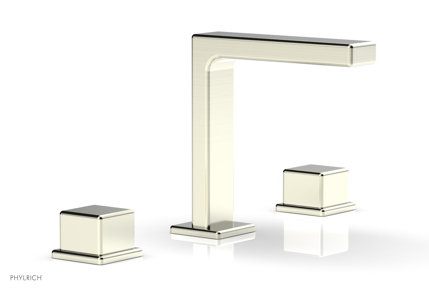Phylrich MIX Widespread Faucet - Cube Handles 6-3/4" Height