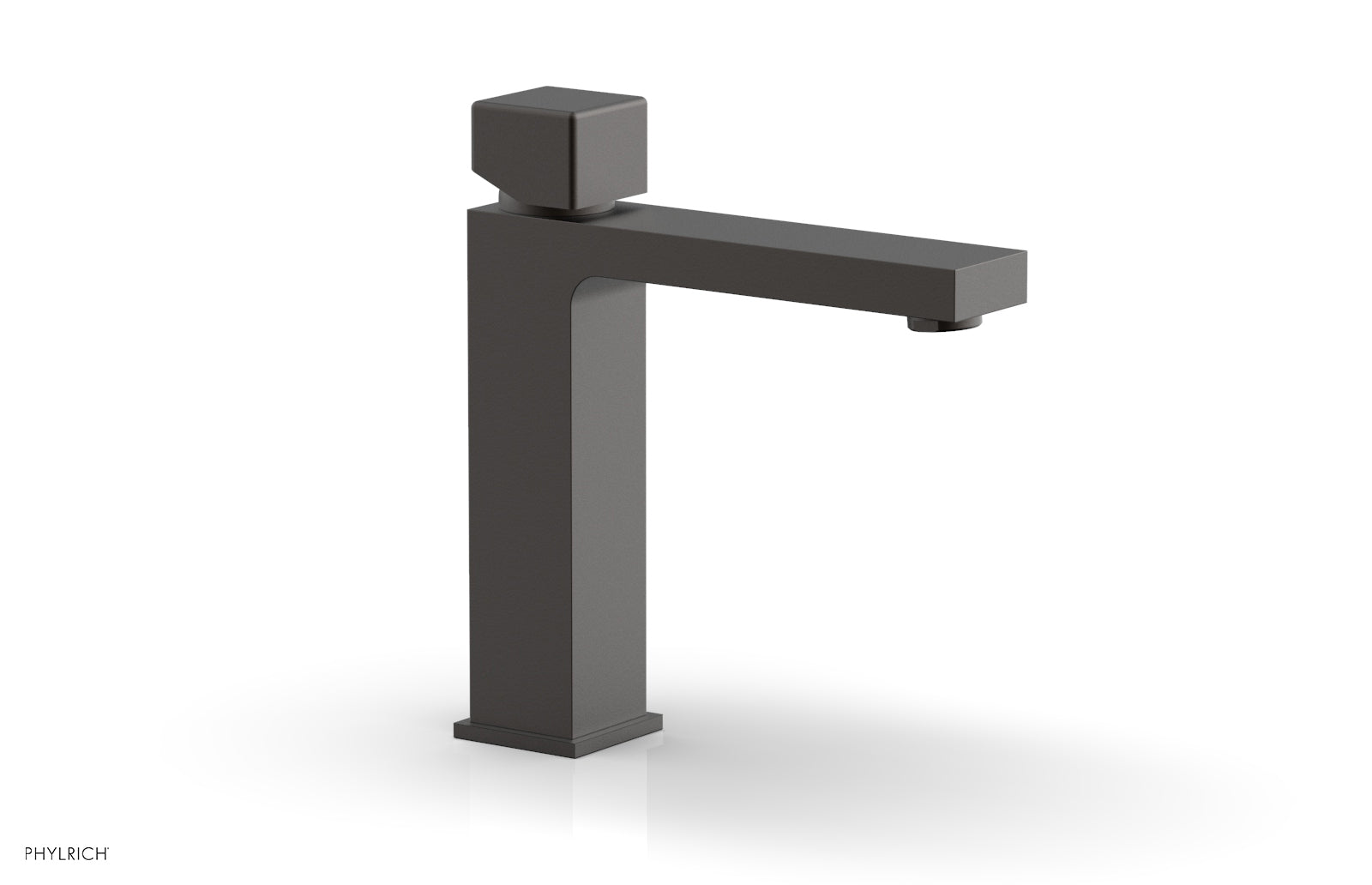 Phylrich MIX Single Hole Lavatory Faucet, Cube Handle