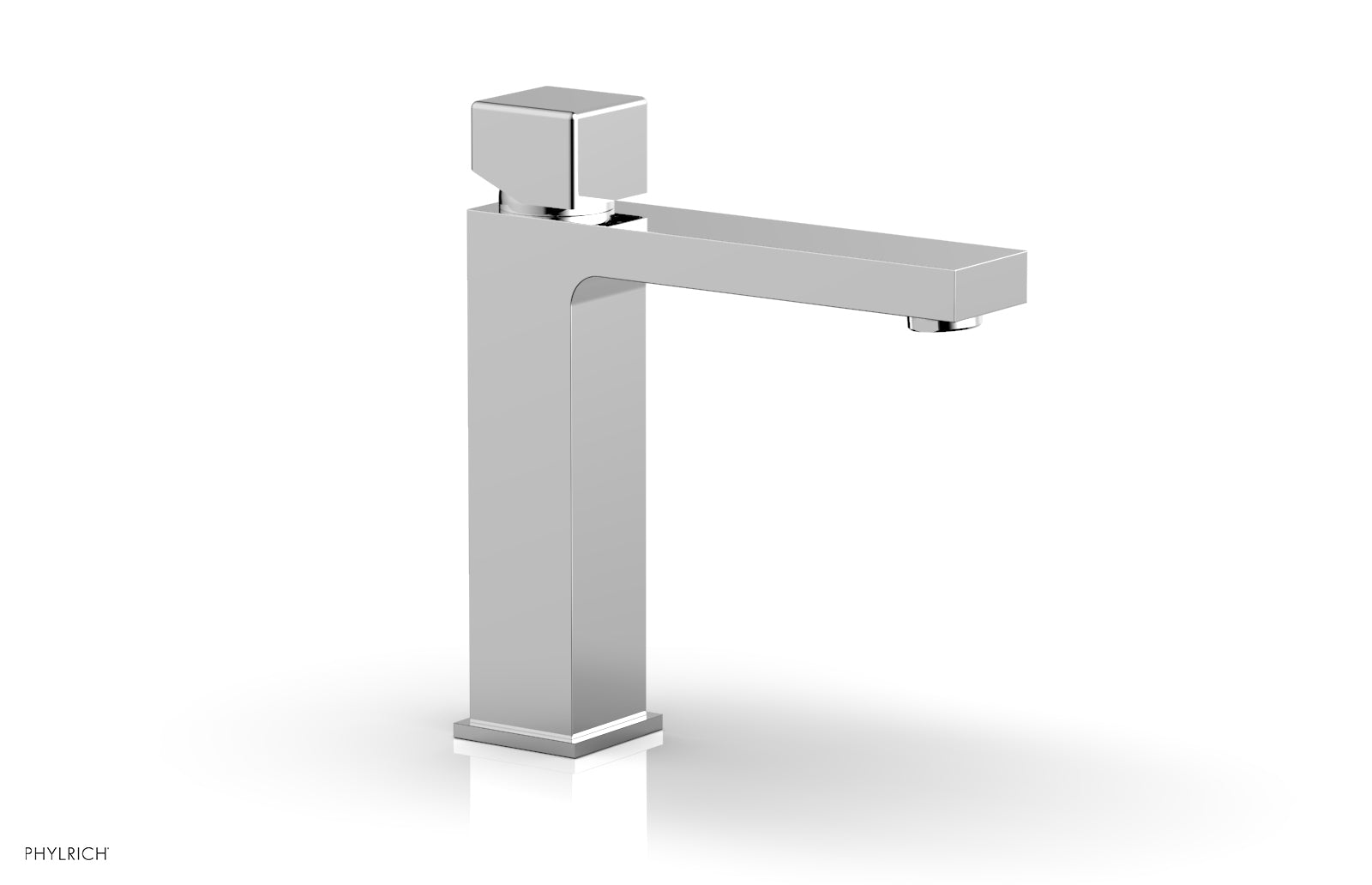 polished chrome faucet