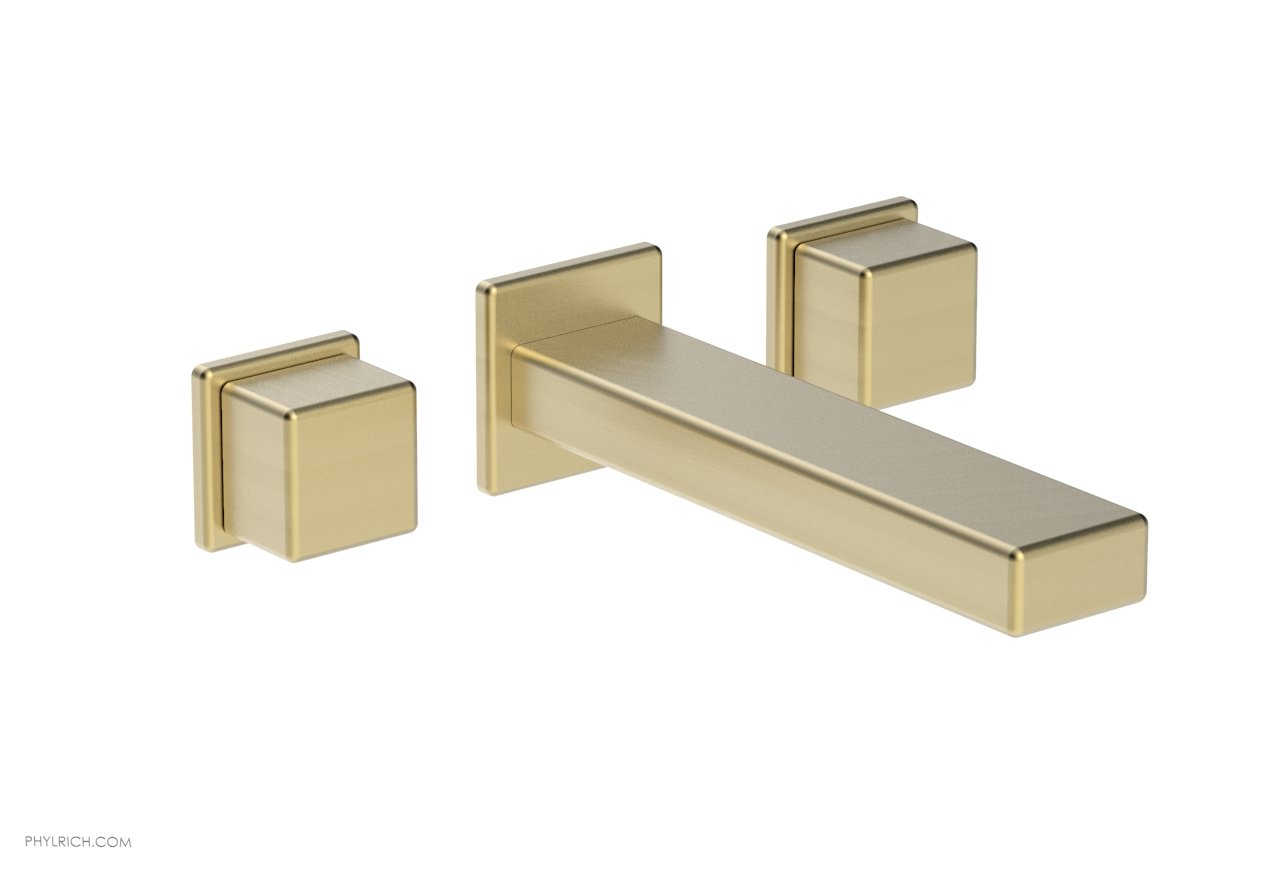 Phylrich MIX Wall Lavatory Set - Cube Handles