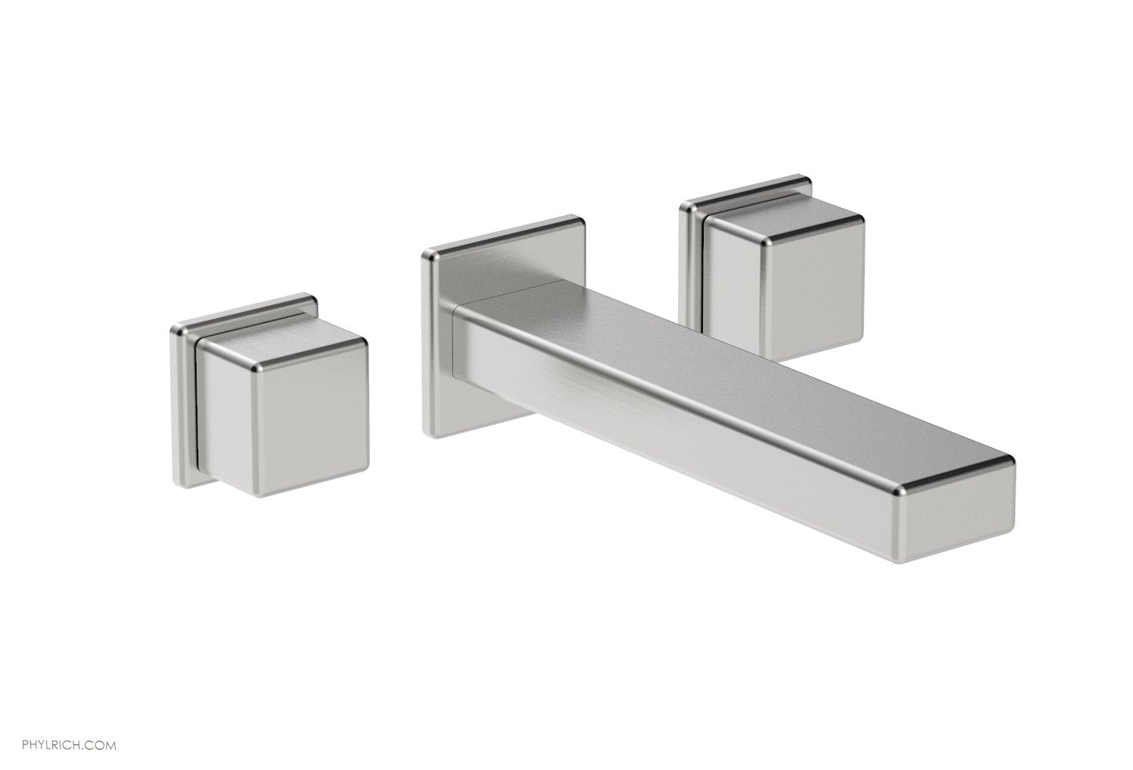 Phylrich MIX Wall Lavatory Set - Cube Handles