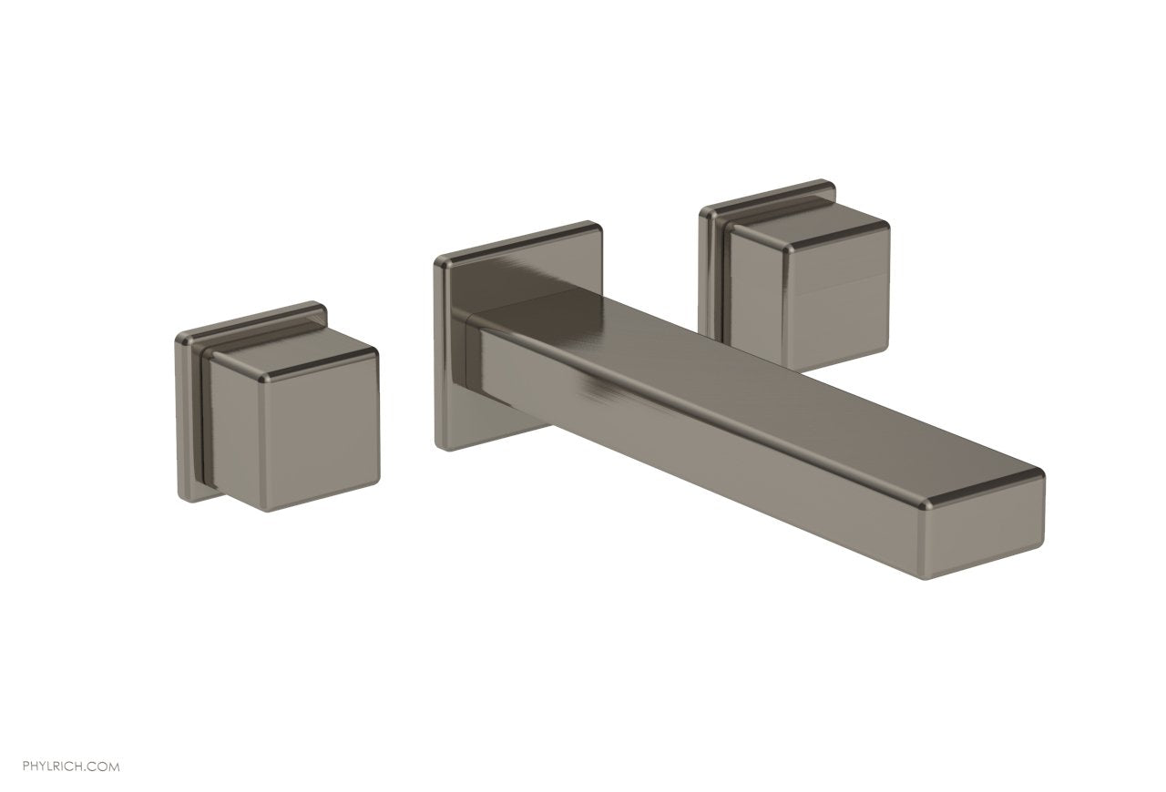 Phylrich MIX Wall Lavatory Set - Cube Handles