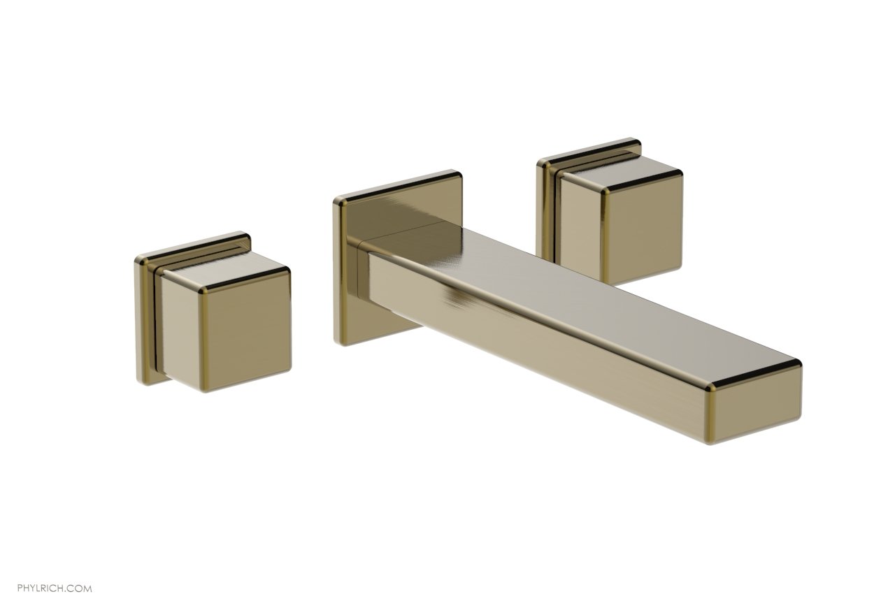 Phylrich MIX Wall Lavatory Set - Cube Handles
