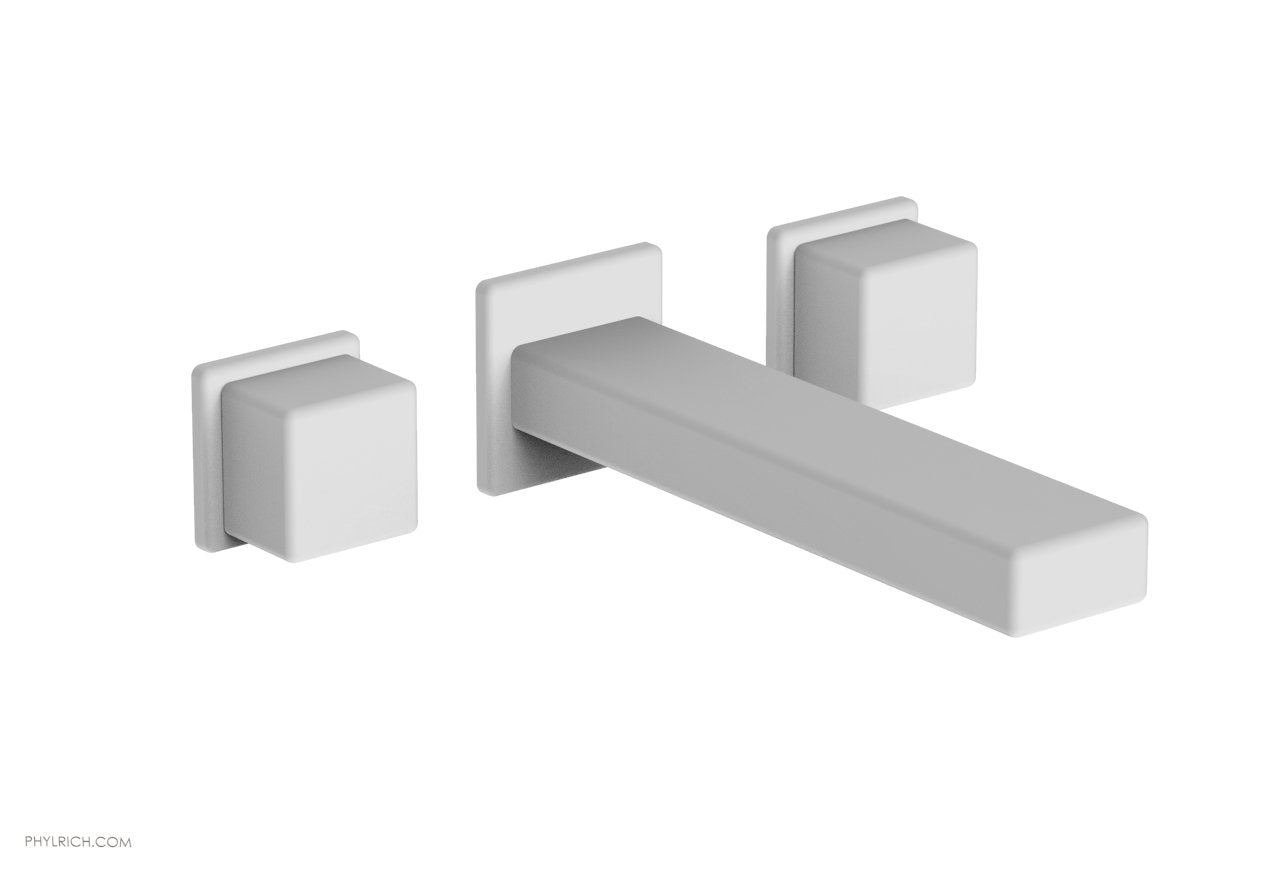 Phylrich MIX Wall Lavatory Set - Cube Handles