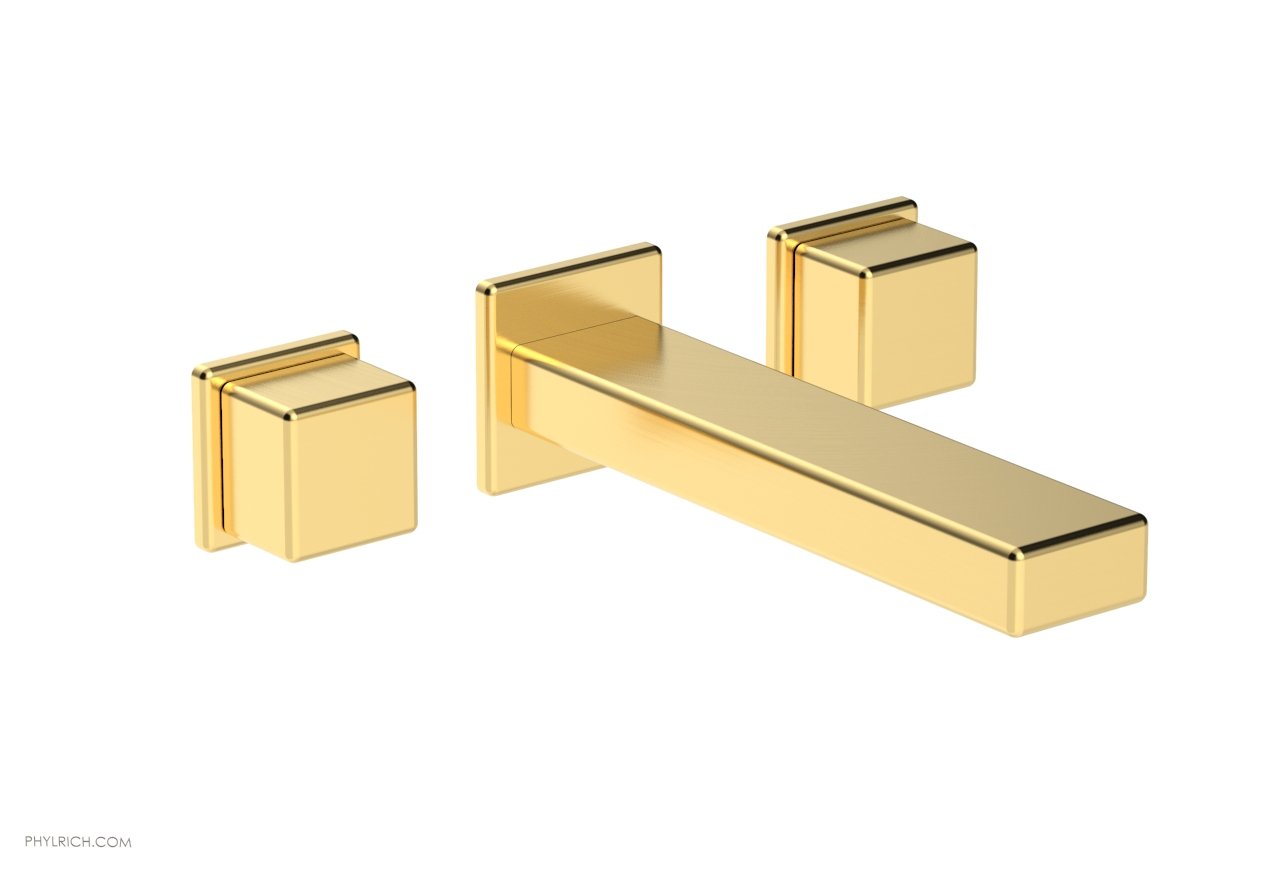 Phylrich MIX Wall Lavatory Set - Cube Handles