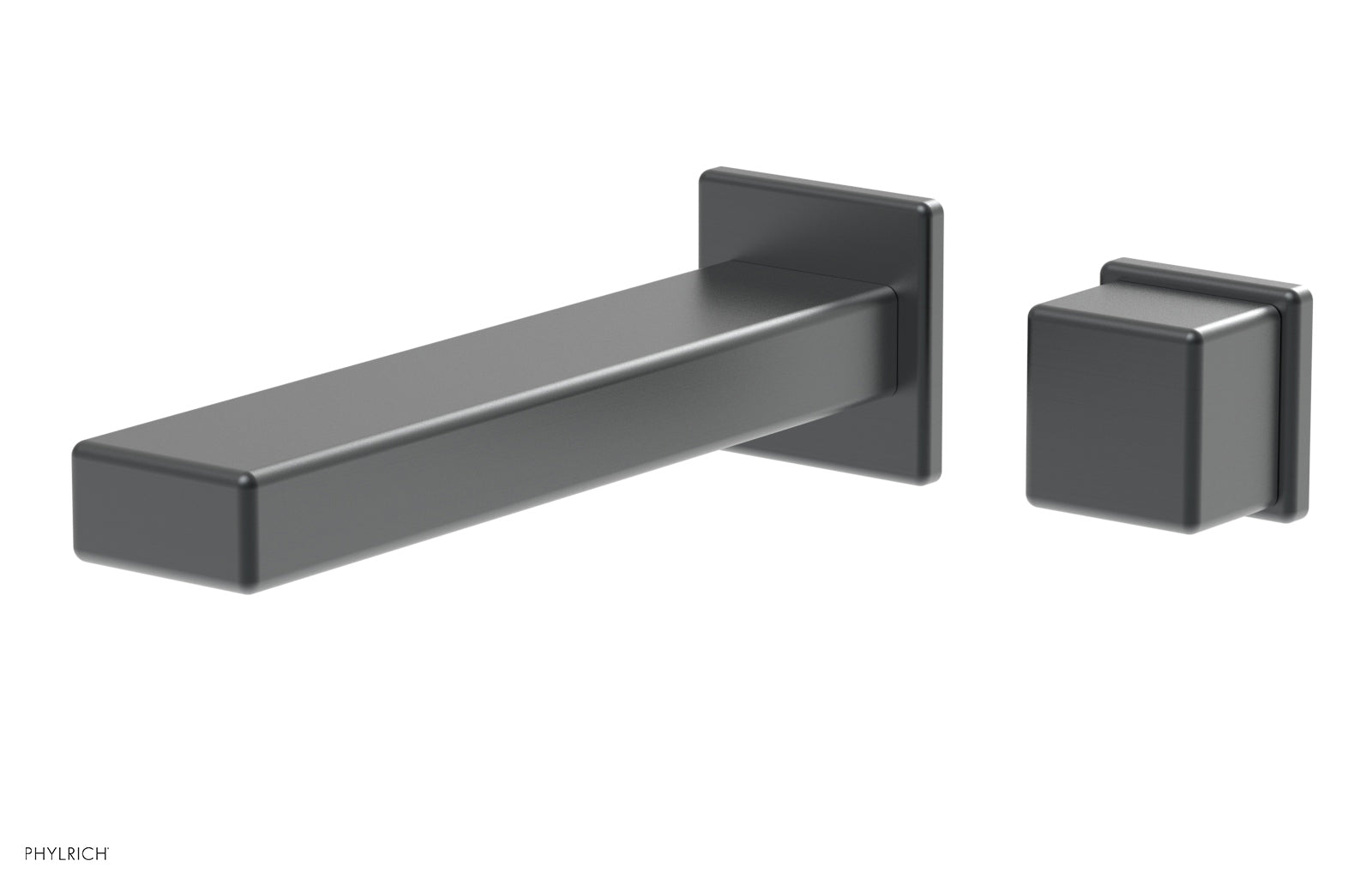 Phylrich MIX Single Handle Wall Lavatory Set - Cube Handle