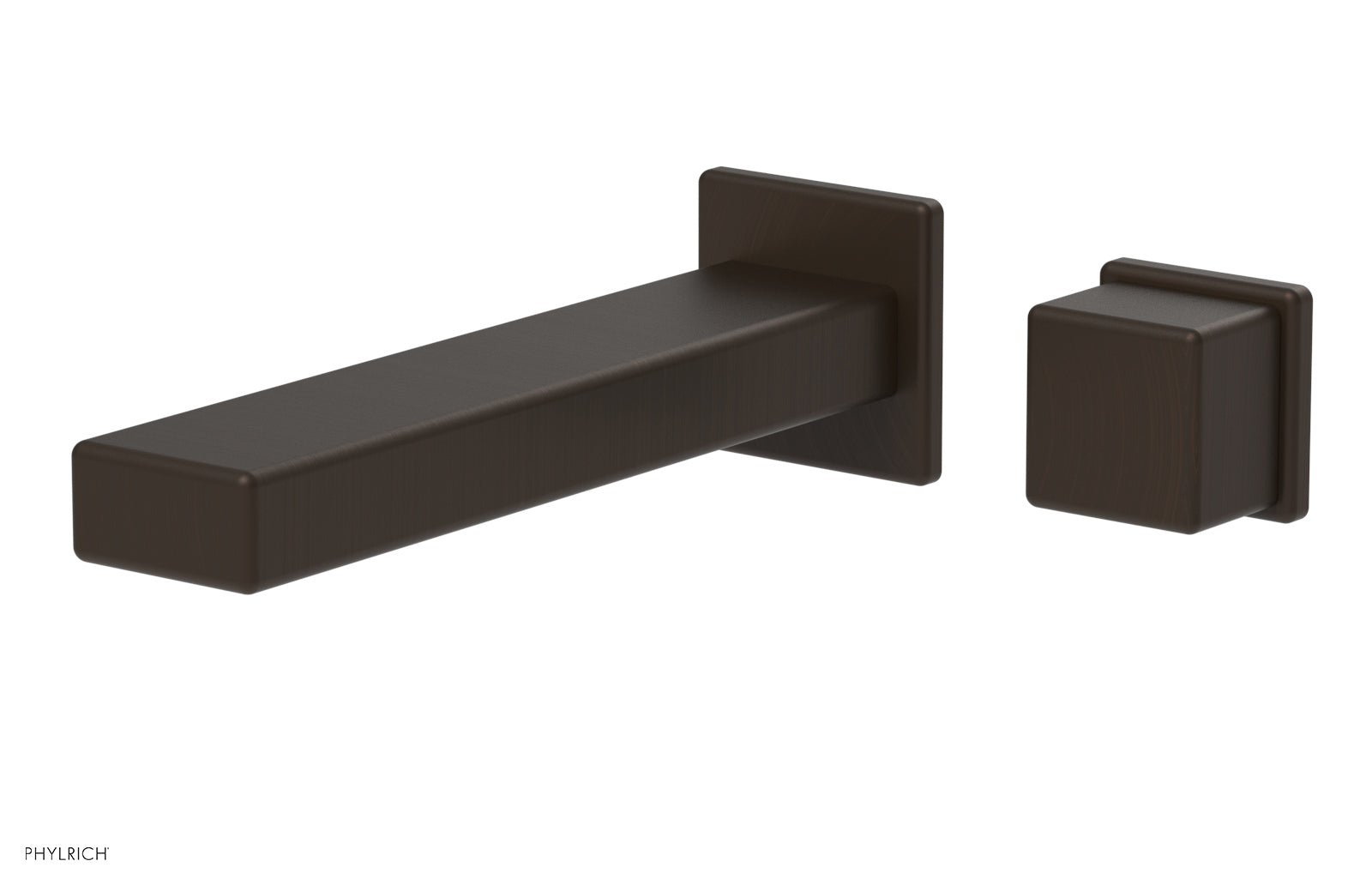 Phylrich MIX Single Handle Wall Lavatory Set - Cube Handle
