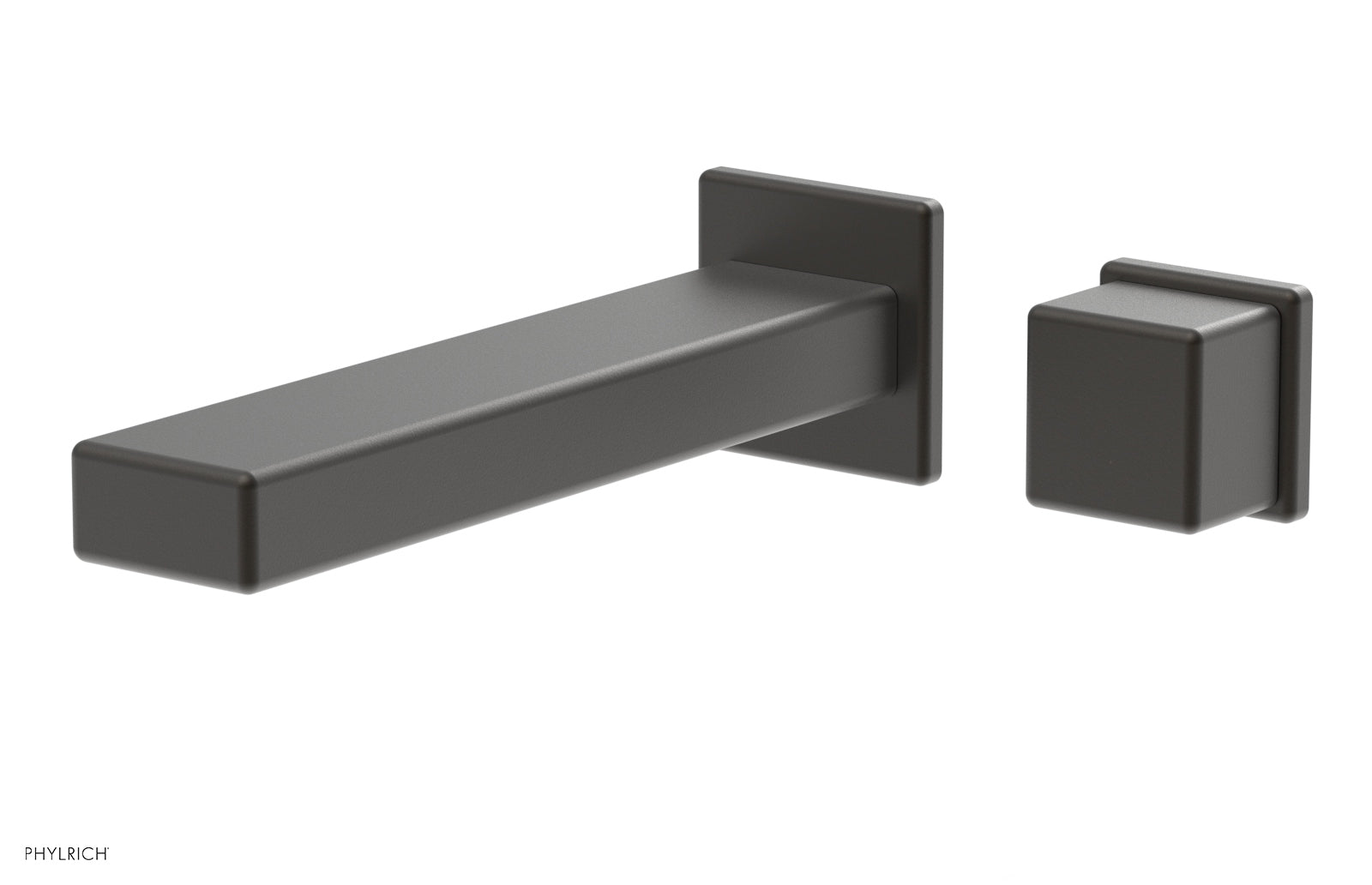 Phylrich MIX Single Handle Wall Lavatory Set - Cube Handle