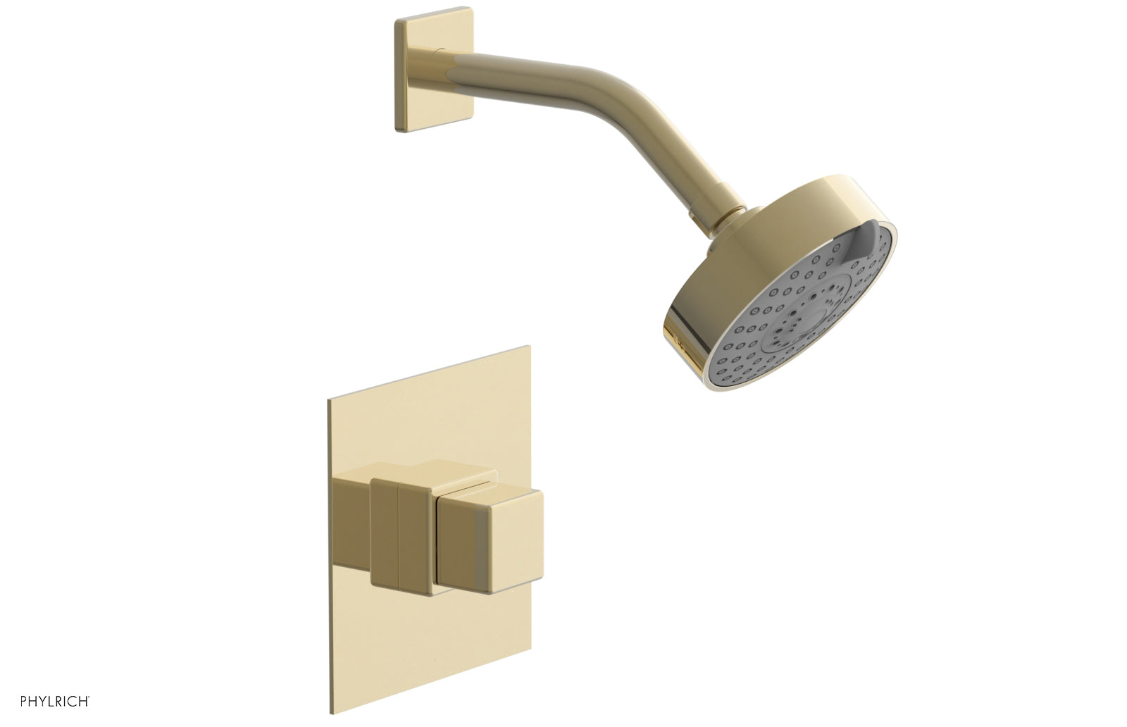 Phylrich MIX Pressure Balance Shower Set - Cube Handle