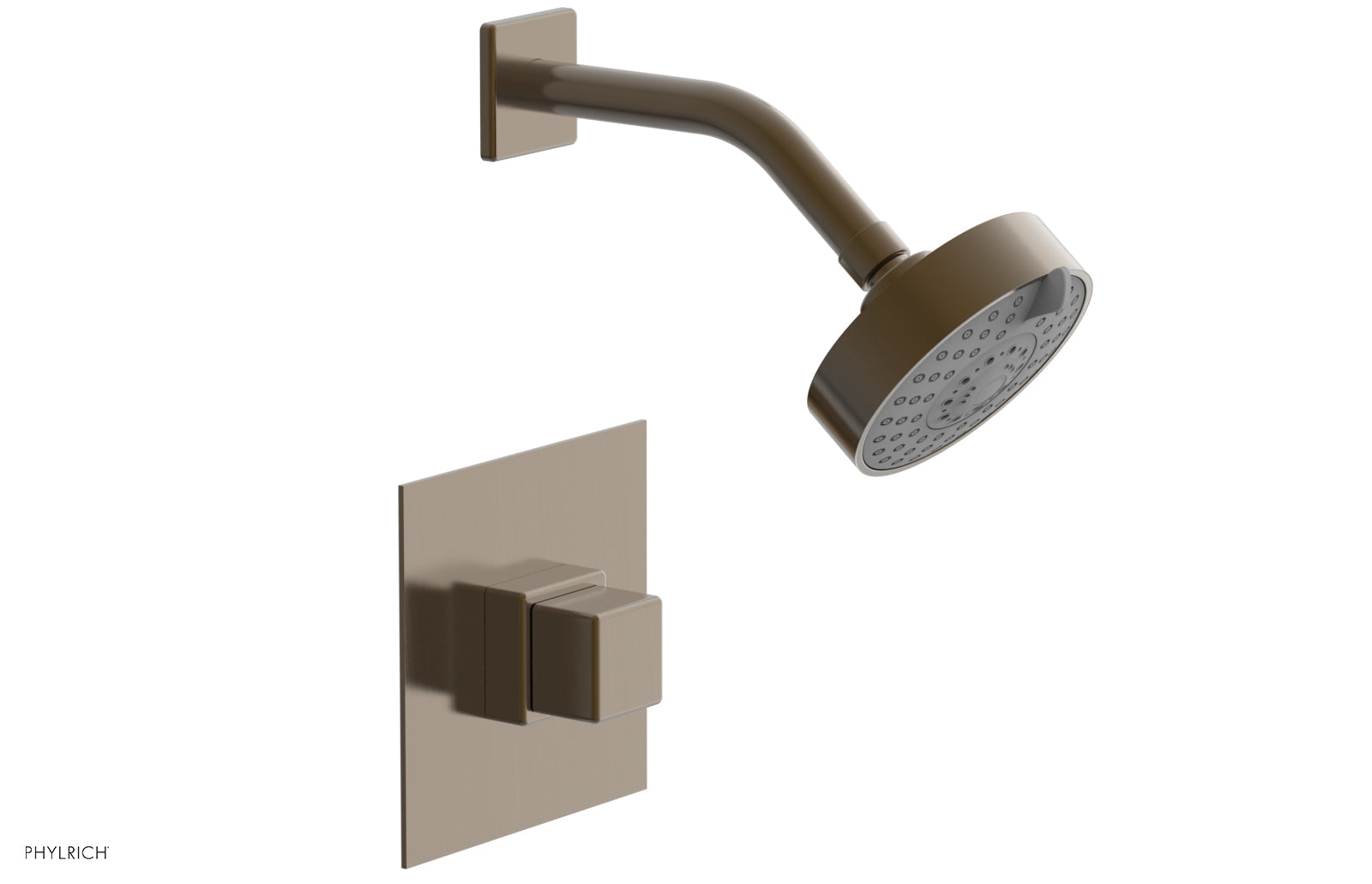 Phylrich MIX Pressure Balance Shower Set - Cube Handle