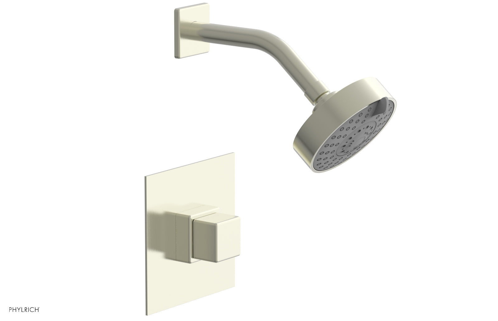 Phylrich MIX Pressure Balance Shower Set - Cube Handle