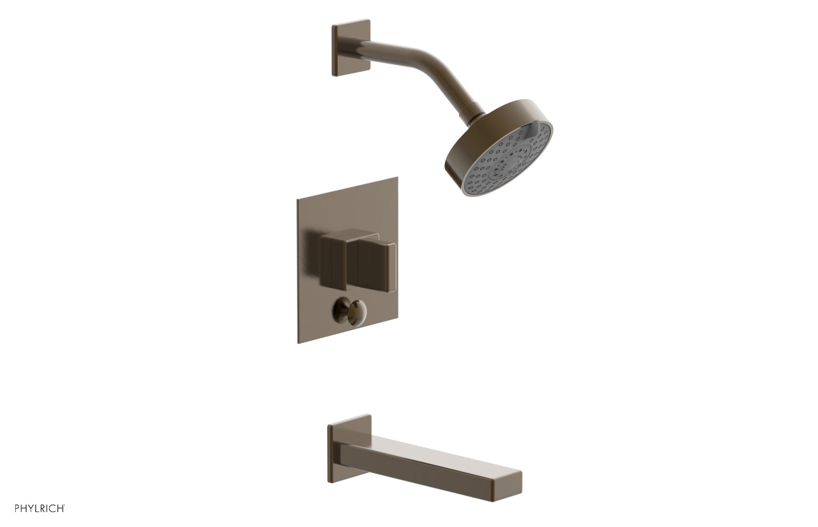 Phylrich MIX Pressure Balance Tub and Shower Set - Blade Handle